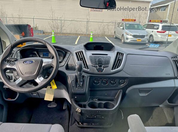 1FMZK1ZM3GKB38820 2016 FORD TRANSIT Gray ხელსაწყოთა პანელის ხედი
