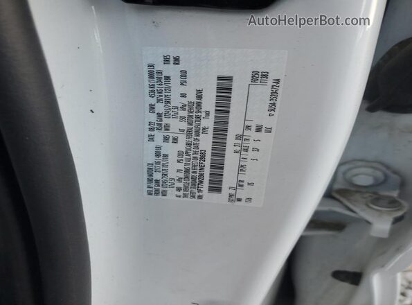1FT7W2B61NEF28683 2022 FORD F250 White Widok komory silnika