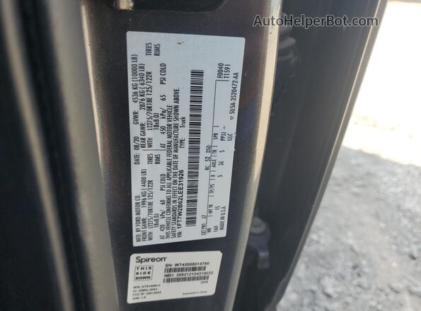 1FT7W2B62LEE31926 2020 FORD F250 Charcoal Շարժիչի բաժամունքի տեսք