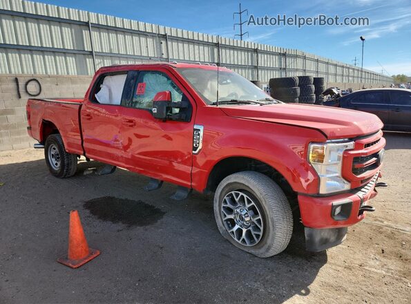 1FT7W2B63NED12561 2022 FORD F250 Red Delantero derecho