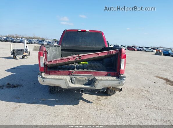 1FT7W2B64JEB27686 2018 FORD F-250 Темно-бордовый 