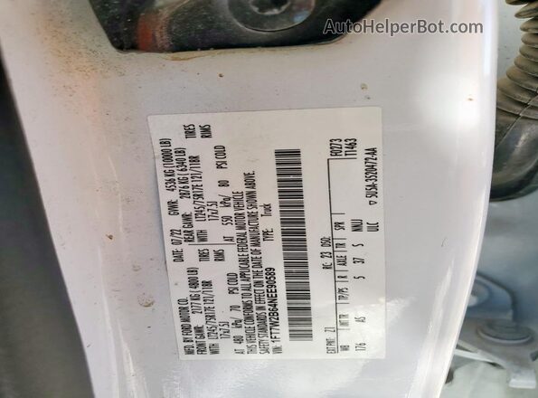 1FT7W2B64NEE90589 2022 FORD F250 White Engine compartment view