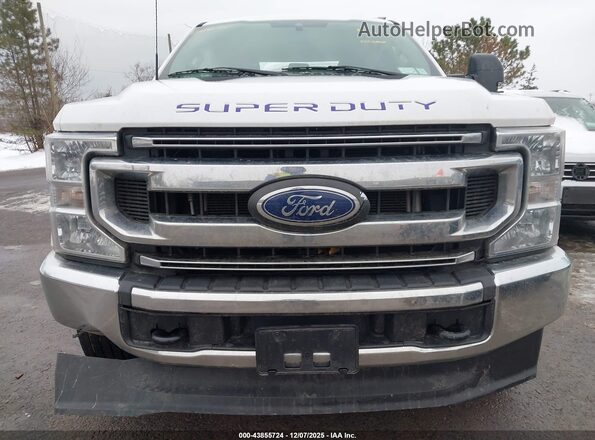 1FT7W2B66NEG43179 2022 FORD F-250 White Widok zestawu wskaźników