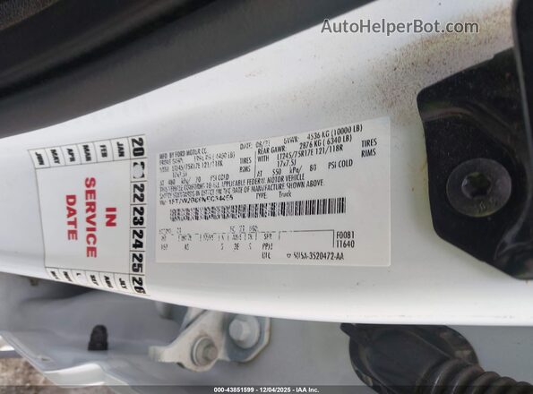 1FT7W2B68NEC34455 2022 FORD F-250 White Շարժիչի բաժամունքի տեսք