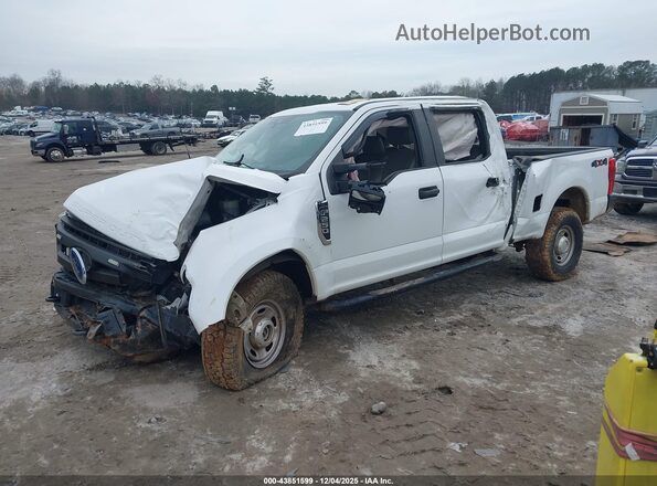 1FT7W2B68NEC34455 2022 FORD F-250 White Առջևի ձախ երեք քառորդ տեսարան