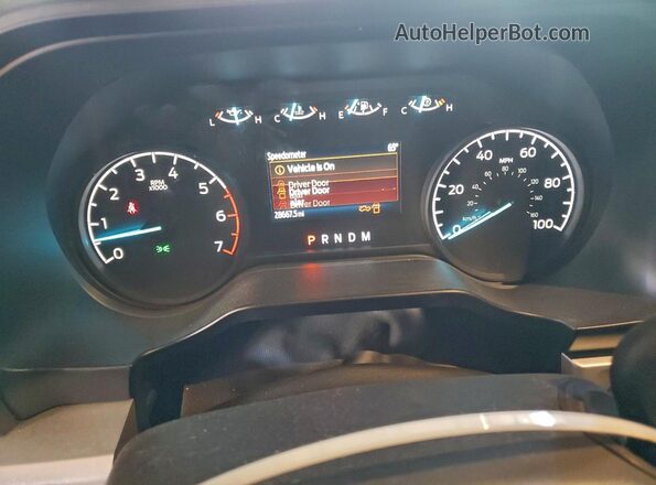 1FT7W2BA6PEC13899 2023 FORD F250 White Instrument cluster view
