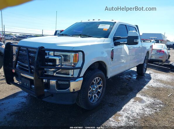1FT7W2BN4NEE16628 2022 FORD F-250 White Առջևի ձախ երեք քառորդ տեսարան