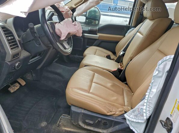1FT7W2BN5NED10446 2022 FORD F250 White Widok wnętrza z przodu