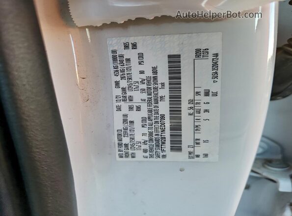 1FT7W2BT1NED07090 2022 FORD F250 White Engine compartment view