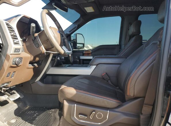 1FT7W2BT4HEC71500 2017 FORD F250 Black Widok wnętrza z przodu