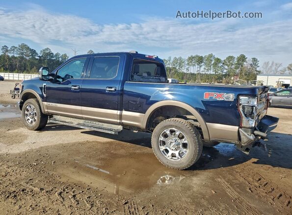 1FT7W2BT6NED69083 2022 FORD F250 Blue Задня ліва чверть