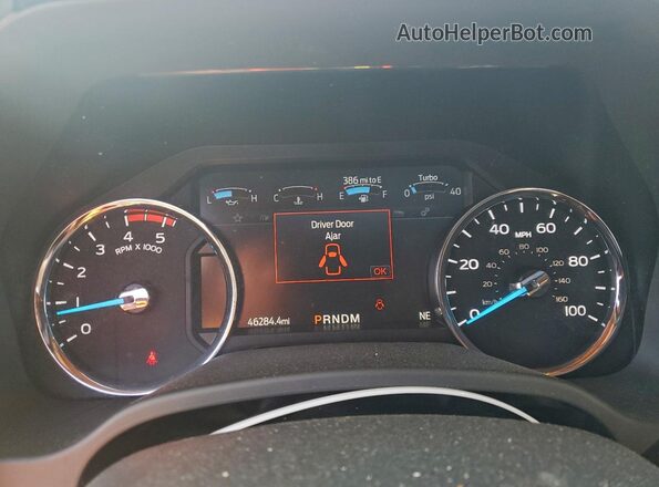 1FT7W2BT6NED69083 2022 FORD F250 Blue Вид щитка приладів