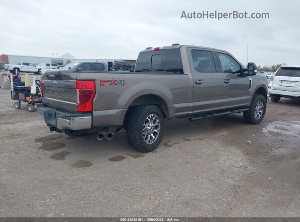 1FT7W2BT8NEC09853 2022 FORD F-250 Brown Задня права чверть