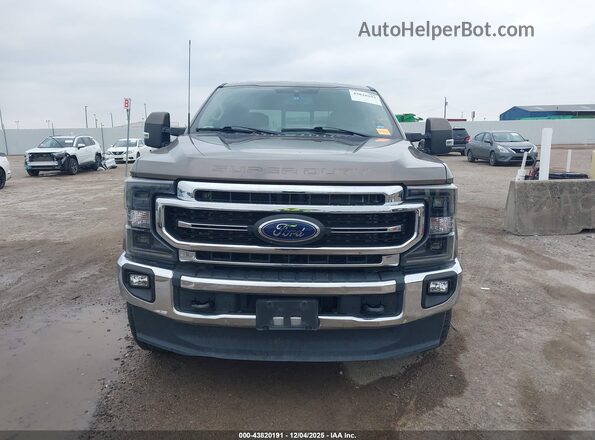 1FT7W2BT8NEC09853 2022 FORD F-250 Brown Вид щитка приладів