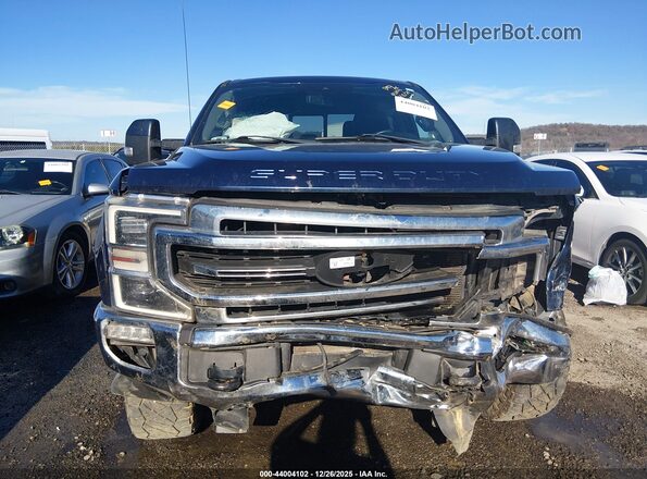 1FT7W2BT9LED48225 2020 FORD F-250 Синий Вид щитка приборов