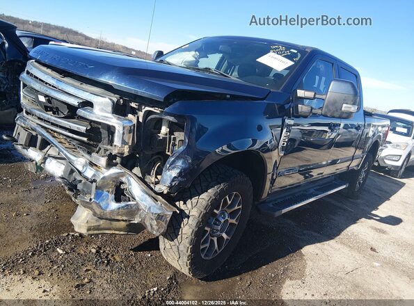 1FT7W2BT9LED48225 2020 FORD F-250 Синий Передняя левая четверть