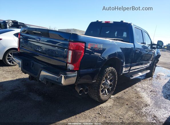 1FT7W2BT9LED48225 2020 FORD F-250 Синий Задняя правая четверть