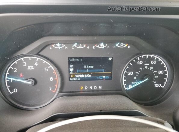 1FT7X2AA1REF28076 2024 FORD F250 White Instrument cluster view