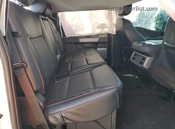 1FT8W2BM0PED00809 2023 FORD F250 White Вид задніх сидінь