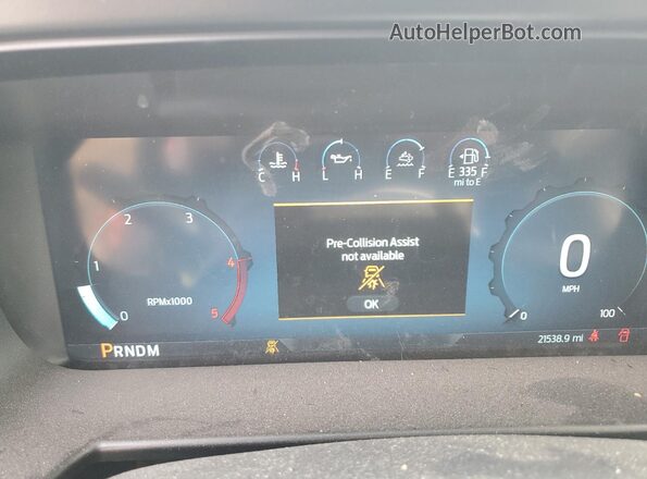 1FT8W2BM2PED01301 2023 FORD F250 Gray Вид щитка приладів