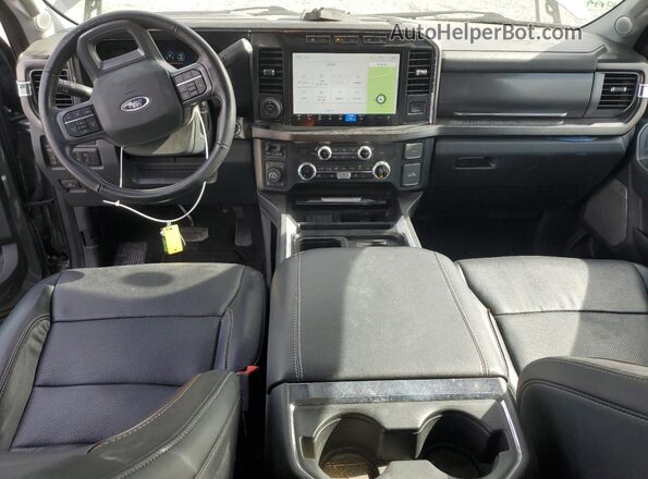 1FT8W2BM2PED01301 2023 FORD F250 Gray Вид панелі приладів