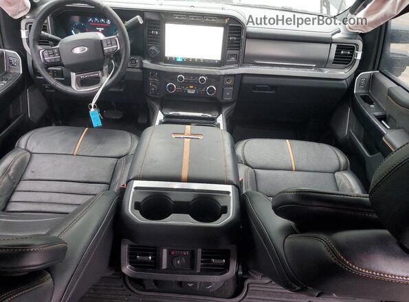 1FT8W2BM7REF93286 2024 FORD F250 Black Widok deski rozdzielczej