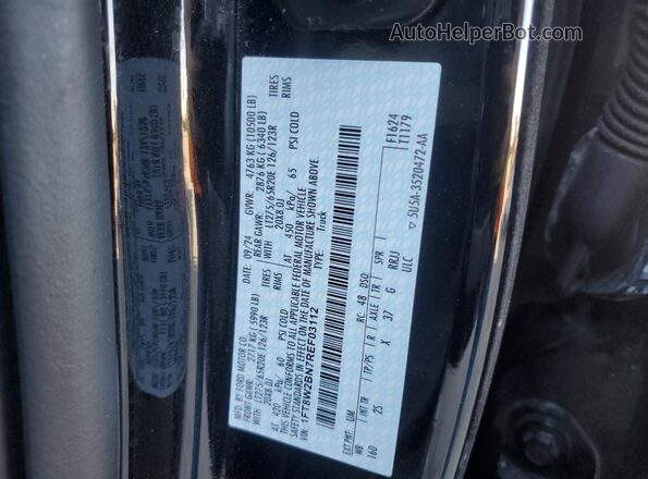 1FT8W2BN7REF03112 2024 FORD F250 Black Vista del compartimento del motor