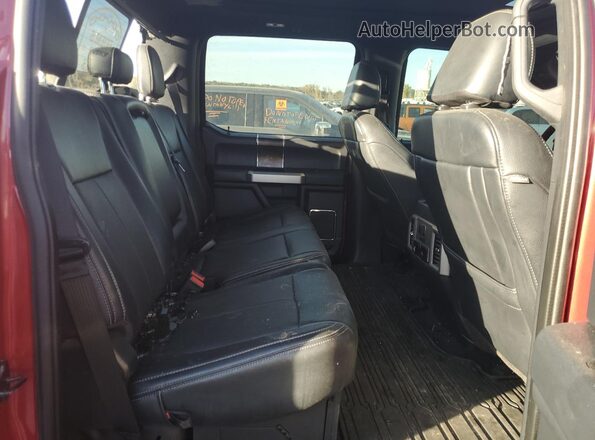 1FT8W2BT0NEE83620 2022 FORD F250 Burgundy Вид задніх сидінь