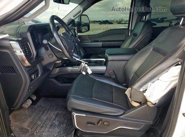 1FT8W2BT4PED38017 2023 FORD F250 White Widok wnętrza z przodu