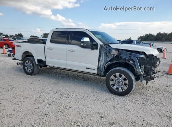 1FT8W2BT4PED38017 2023 FORD F250 White Przód prawy