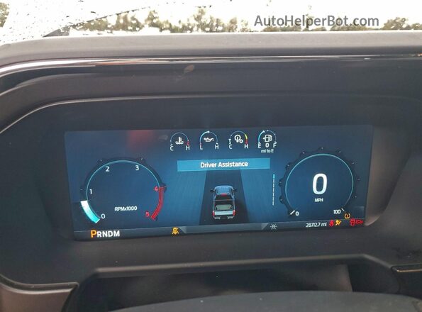 1FT8W2BT6REE15392 2024 FORD F250 Gray ხელსაწყოთა პანელის ხედი