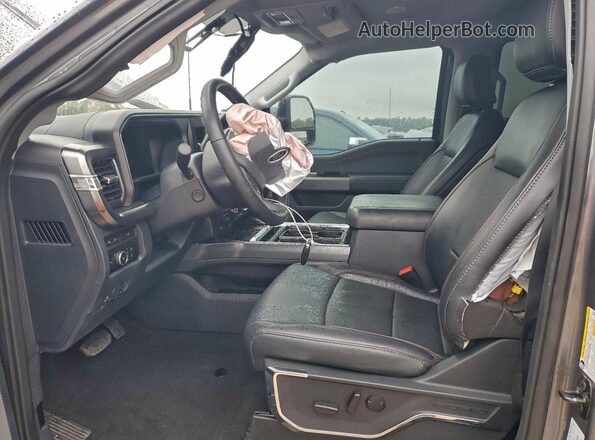 1FT8W2BT6REE15392 2024 FORD F250 Gray წინა სალონის ხედი