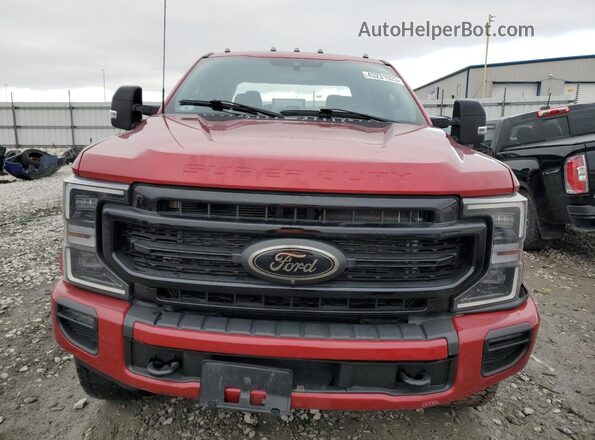 1FT8W2BT9NED79241 2022 FORD F250 Red Widok z przodu