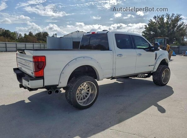 1FT8W2BTXNEF98709 2022 FORD F250 Белый Задняя правая четверть