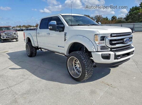 1FT8W2BTXNEF98709 2022 FORD F250 Белый Передняя правая четверть