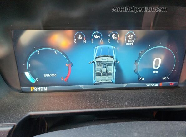 1FT8W2BTXPED34912 2023 FORD F250 White Instrument cluster view