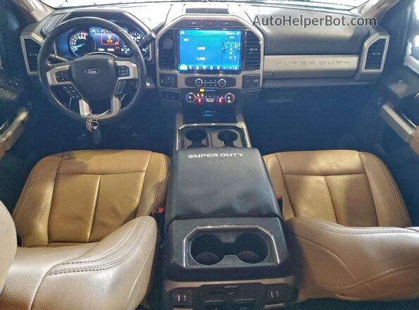 1FT8W3BN1NEC64527 2022 FORD F350 Red Widok deski rozdzielczej