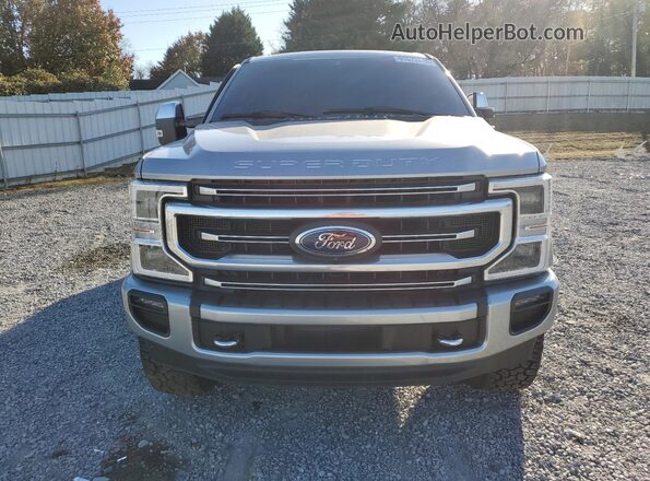1FT8W3BT3LEE15072 2020 FORD F350 Серебряный Вид спереди