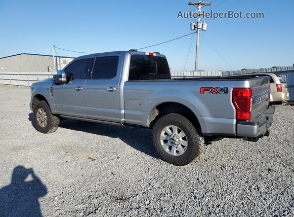 1FT8W3BT3LEE15072 2020 FORD F350 Серебряный Задняя левая четверть