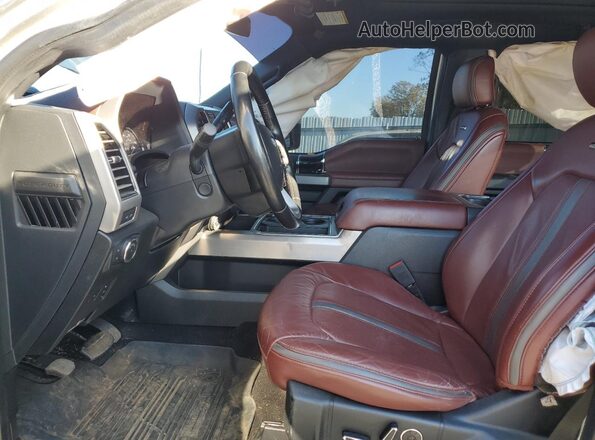 1FT8W3BT3LEE15072 2020 FORD F350 Серебряный Вид салона спереди