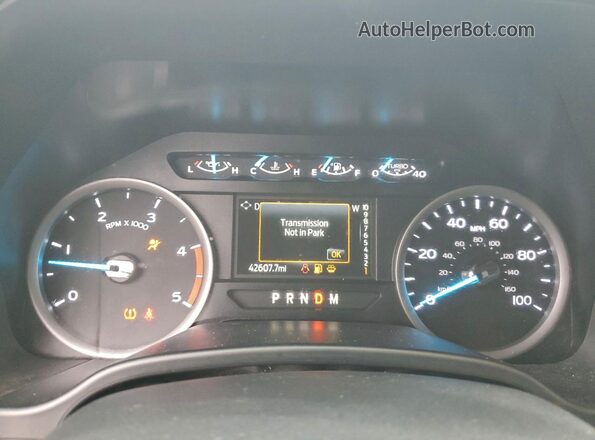 1FT8W3BT4LEC19657 2020 FORD F350 White Instrument cluster view