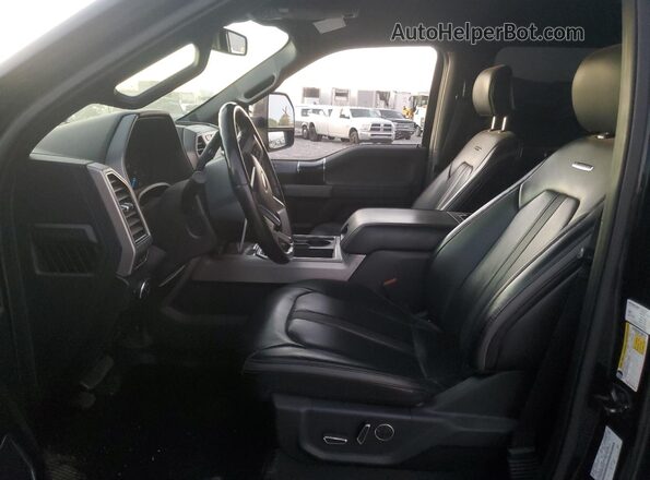 1FT8W3BT5MEC21063 2021 FORD F350 Black Front interior view