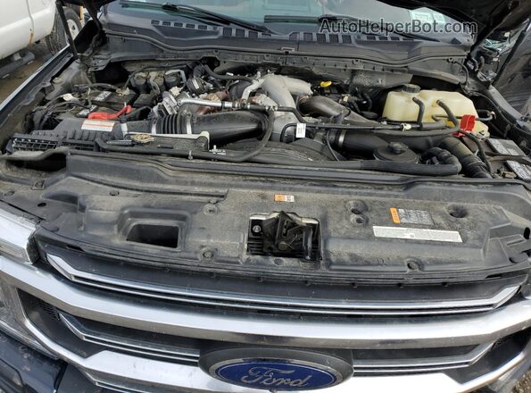 1FT8W3BTXNEC81616 2022 FORD F350 Black Widok wnętrza z tyłu