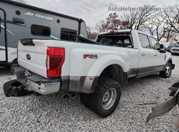1FT8W3DT0LED33653 2020 FORD F350 Белый Задняя правая четверть