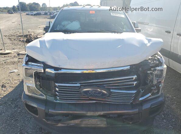 1FT8W3DT6LEE05679 2020 FORD F350 Белый Вид салона спереди