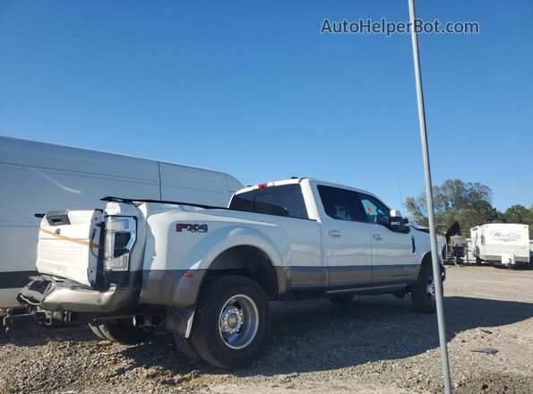 1FT8W3DT6LEE05679 2020 FORD F350 Белый Передняя правая четверть