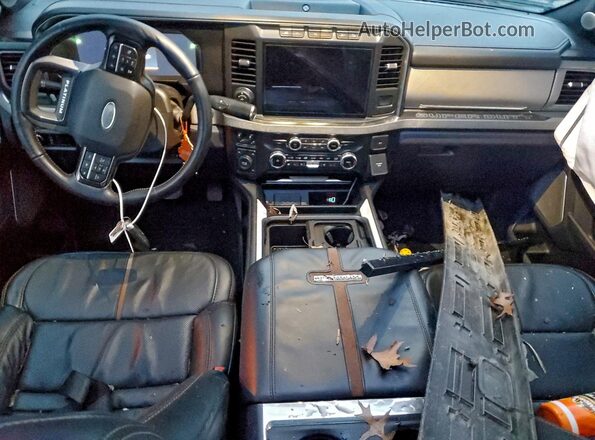 1FT8W4DM0REC84137 2024 FORD F450 Black Dashboard view