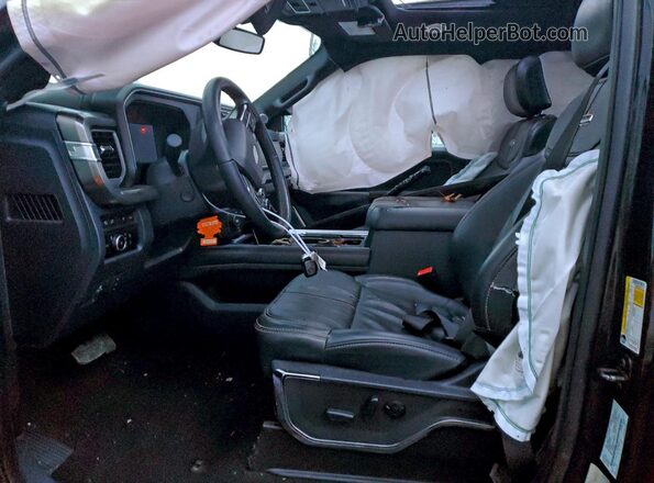 1FT8W4DM0REC84137 2024 FORD F450 Black Front interior view
