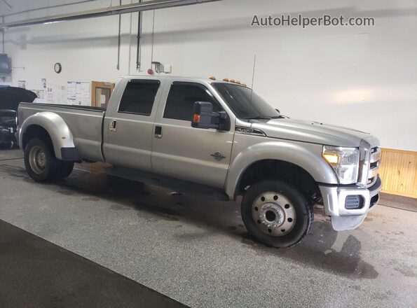 1FT8W4DT9GEC10431 2016 FORD F450 Silver 