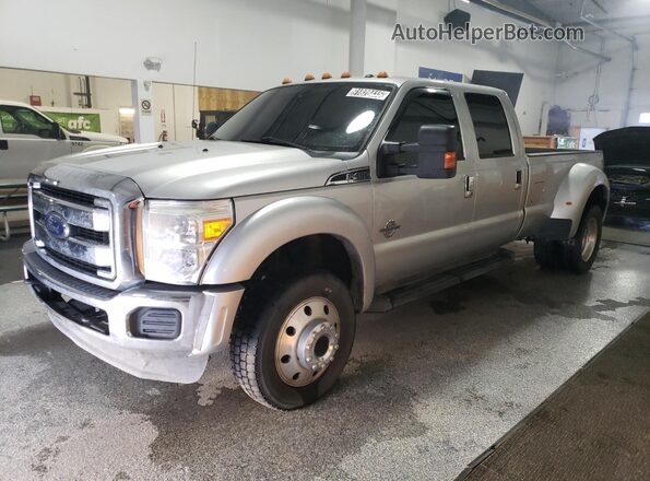 1FT8W4DT9GEC10431 2016 FORD F450 Silver 
